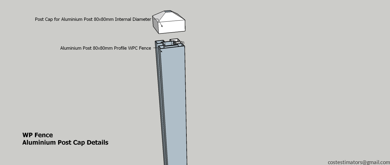 Aluminium Post Cap Details_5