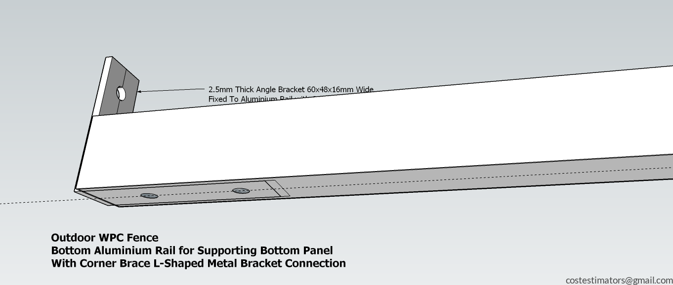 Bottom Aluminium Rail for Supporting Bottom Panel_6