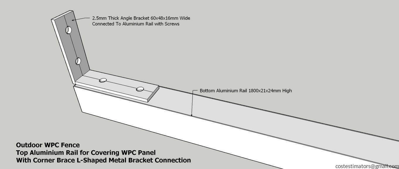 Top Aluminium Rail with Corner Brace - Copy_4